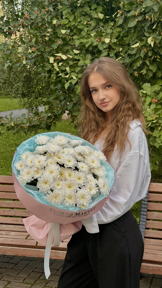 Букет хризантем Алтай (9шт)
