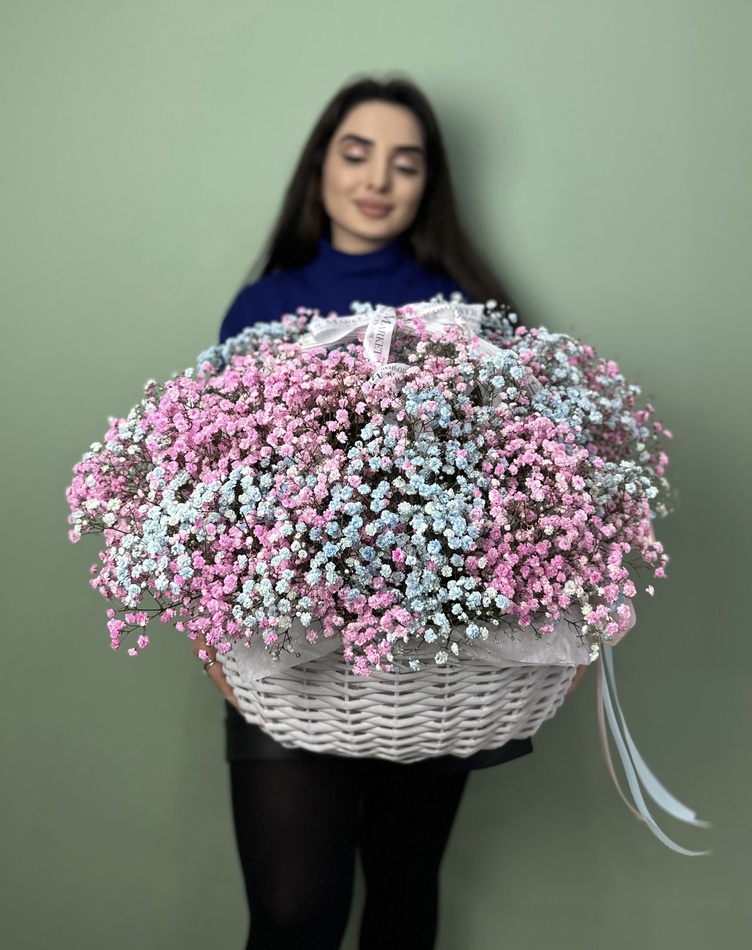 Корзина из гипсофил